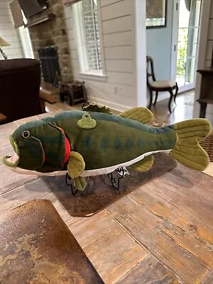 Cranky The Large Mouth Bass Wall Plush Wall Mount • $11.49