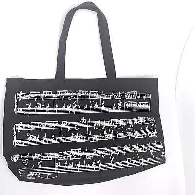 Musical Notes Tote Piano Reusable Water Resistant Canvas Sheet Music Songbook- • $9.31