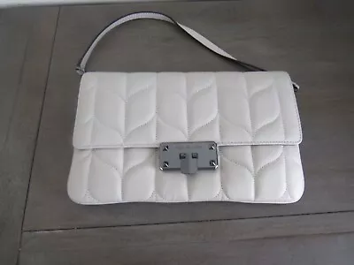 Michael Kors Peyton Clutch Vanilla (Beige) Large Quilted Clutch Bag: Brand New • $149.99