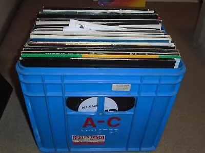 758 X Dance / Pop / 90s / Promos Record Collection. 12  VINYL & CRATE..JOBLOT • £40