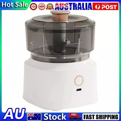 Electric Cooking Machine 350ml Mini Garlic Chopper Food Processor (White) • $15.46