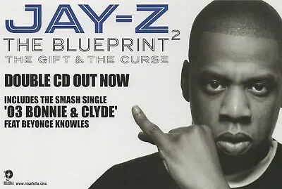 Jay-Z - The Blueprint 2 The Gift & The Curse  - Half Size Magazine Advert • £3.99