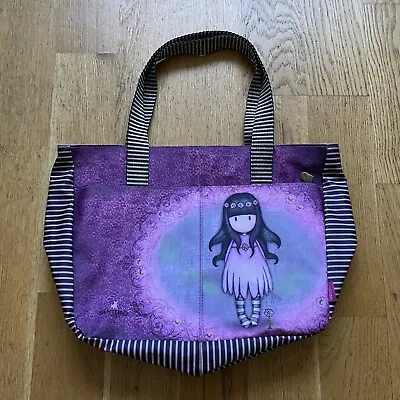 £22.99 • Buy Santoro Gorjuss Shoulder Bag Zip Handbag Carry Case Tote Purple Emo Y2K