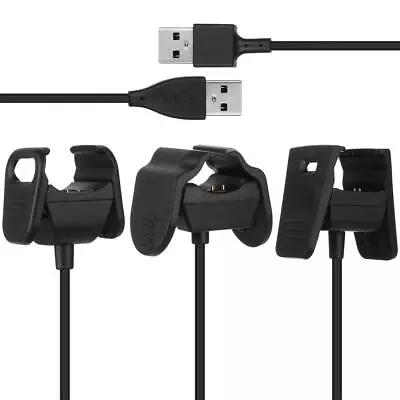 $4.95 • Buy Fitbit Charge 2/3/4 Xiaomi 5 Clip Charger USB Charging Cable Smart Accessories