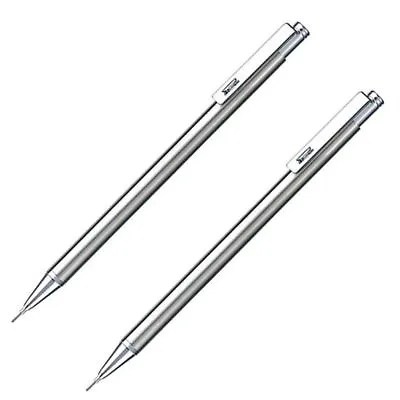 2PCS Zebra Mini Mechanical Pencil TS-3 0.5mm Silver (TS-3) • $17.27