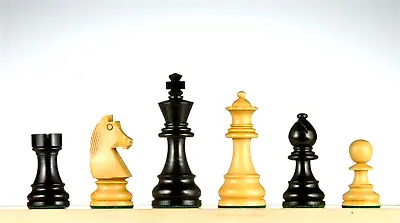 Wooden Special Black Chess Pieces Set Size 4  Inch Special Wooden Chess Coin • $111.12