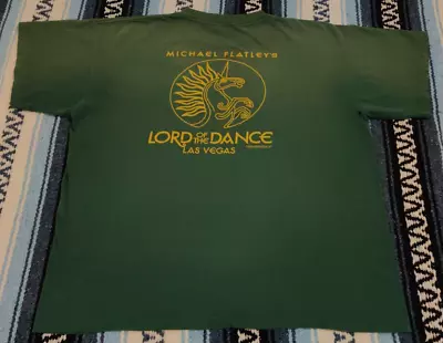 Vtg 90's Michael Flatley's Lord Of The Dance Las Vegas Single Stitch T Shirt XL • $14.99