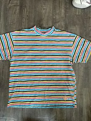 Vintage Gotcha T Shirt Mens XL Stripe 90s Surf Skate Short Sleeve Single Stitch • $27