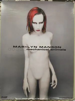 Marilyn Manson 1998 Mechanical Animals Interscope Promo Poster New Old Stock • $19.99