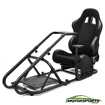 Racing Simulator Cockpit For Logitech G25 G27 G2 G920 Thrustmaster With Seats • $307.98