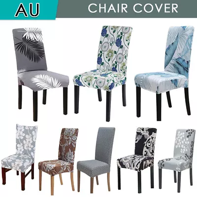 $3.90 • Buy Stretch Chair Cover Seat Covers Spandex Lycra Washable Banquet Wedding Party AUS