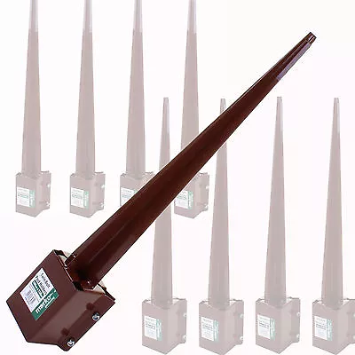 3  And 4  Fence Spikes Like Metpost Bolt Grip Support Fence Post Holder • £999