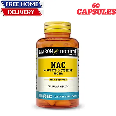 NAC N-Acetyl L-Cysteine Precursor To Glutathione Immune System AMINO 60 CAPSULES • $10.96