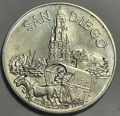 U.S. Mint San Diego 200th Anniversary Commemorative Silver Medal - 1768-1968 • $25