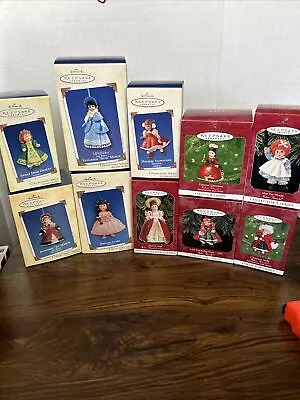 Lot 10 Hallmark  Christmas Ornaments Madame Alexander Little Women Angels Dolls • $49.97