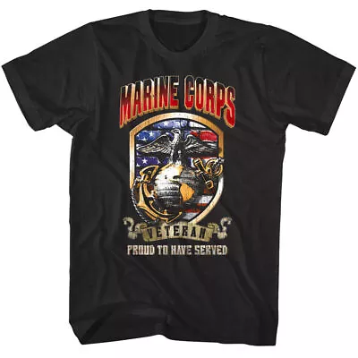 US Marine Corps Veteran Proud To Have Served Men's T Shirt United States Elite • $26.99