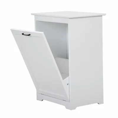 Tilt-out Trash Cabinet Kitchen Trash Can Holder Laundry Hamper Recycling Trash • $89.99