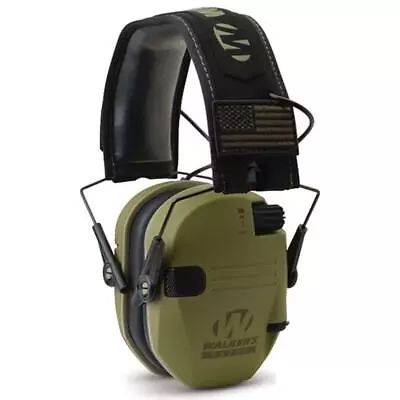 Walker's Razor Slim Electronic Shooting Earmuffs One Size Green  • $60.94