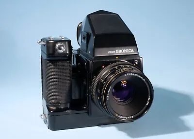 Zenza Bronica SQ-AM + Prism Finder Zenzanon-S 80mm F/2.8 Lens 120 Back * Working • £419.99