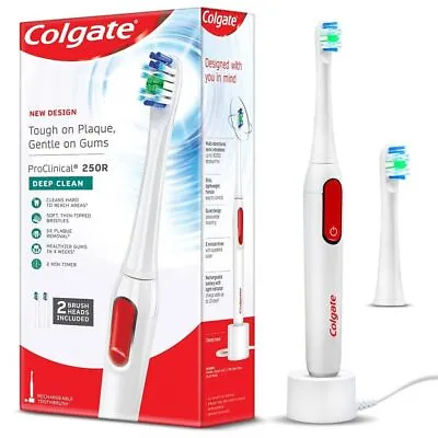 Colgate Proclinical 250R Deep Clean Rechargeable Sonic Toothbrush For Adults • £46.55