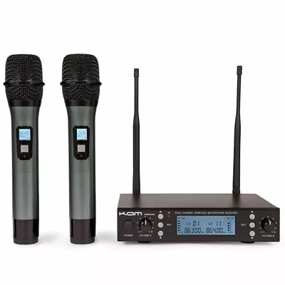 KAM KWM1940 Dual UHF Wireless Handheld System • £119