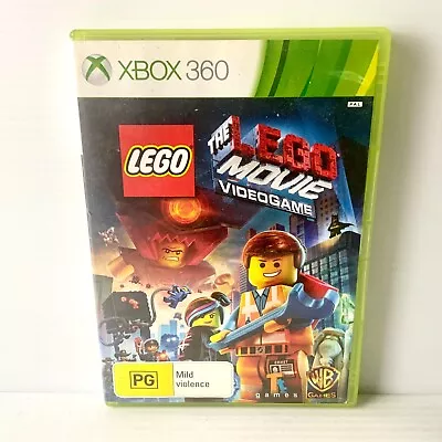 The Lego Movie Videogame + Manual - Xbox 360 - Tested & Working - Free Postage • $7.44