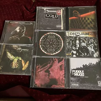 Hard Rock CD Lot: Seether Disturbed Chevelle Shinedown Cold Puddle Of Mudd • $50.99