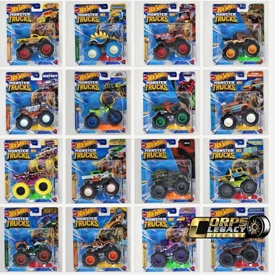 Hot Wheels Monster Trucks 2024 1:64 Diecast Toys - YOU PICK [Updated 3.18.2024] • $6.49