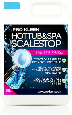 5L Of Pro-Kleen ScaleStop Hot Tub & Spa Descaler - Limescale Removal & Inhibitor • £21.11
