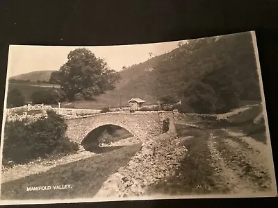 Old Staffordshire Picture Postcard   Manifold Valley  Grindon  Railway Station • £7.95