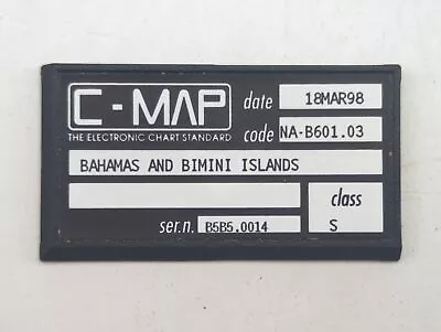 C-MAP NA-B601 NT C-Card Electronic Standard Chart Map Bahamas And Bimini Islands • $99.95