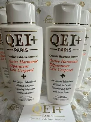 QEI+ Paris Skin Lightening Body Lotion + Carrot Extract 500ML 100% Original • £42