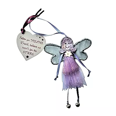 ‘Fairy Follow Your Dreams' Fair Trade Keepsake Gift Birthday Girls Bedroom Décor • £6.99
