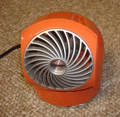 Vornado Flippi V6 Personal Air Circulator Fan. Orange. Works Well • $7.99