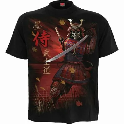 SPIRAL DIRECT SAMURAI T-Shirt/Biker/Skull/Reaper/Goth/Darkwear/SAMURAI/Top/Tee • £17.99