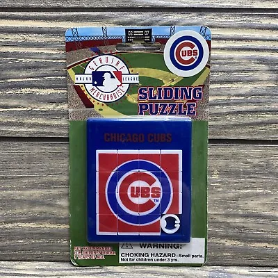 Vtg Chicago Cubs Sliding Puzzle Play By Play MLB 1998 • $22.19