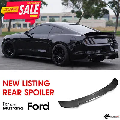 For Ford Mustang 2015 MND Style Rear Trunk Spoiler Wing Lip Kits Carbon Fiber • $648.65