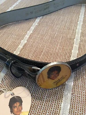 Michael Jackson 1984 Pepsi Victory Tour @ Dodger Stadium Vintage Lee CompanyBELT • $89.99