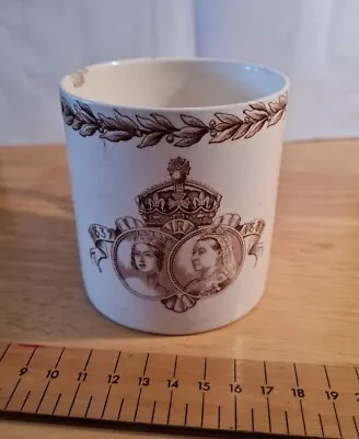 Doulton Burslem - Queen Victoria Commemorative Golden Julibee Tankard Mug • £5