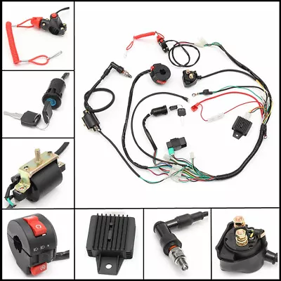 Fit 50 70 90 110 125cc ATV Electric Quad CDI Wire Harness Stator Assembly Wiring • $26.99