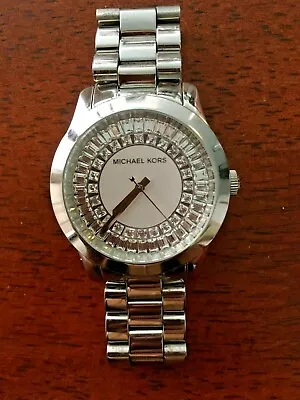 Michael Kors Silver Women's Runway Baguette Watch MK 6531 • $175
