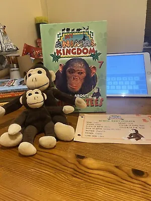 My Animal Kingdom | All About Chimpanzee | 2 Toys Hard Book Certificate Inc. • £10