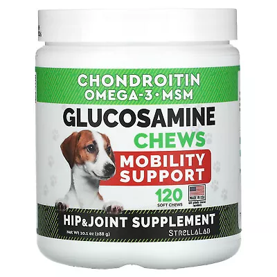 Glucosamine Chews For Dogs And Cats 120 Soft Chews 10.1 Oz (288 G) • $29.69