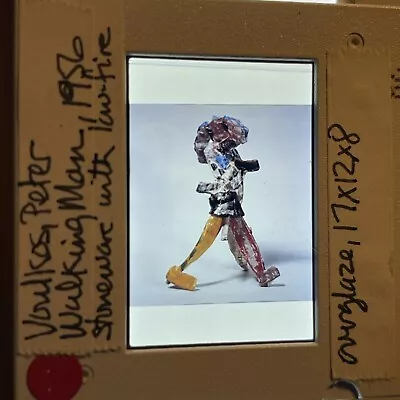 Peter Voulkos “Walking Man” Funk Art Ceramics 35mm Slide • $14.95