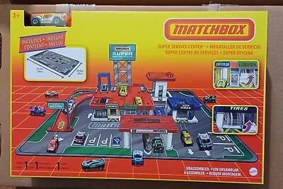 Matchbox Super Service Center Playset Car Wash Tire Shop Gas Station NEW • $49.95