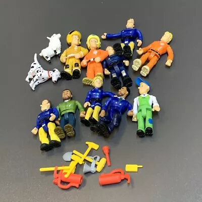 12PCS Fireman Sam Tom Penny Elvis Action Figure Doll & Accessories Kids Toy Gift • $18.04