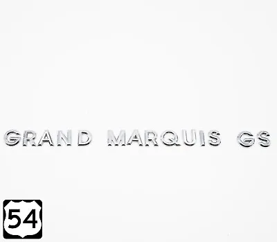 2003-2011 Mercury Grand Marquis GS Rear Trunk Decklid Emblem Letters OEM • $16.99