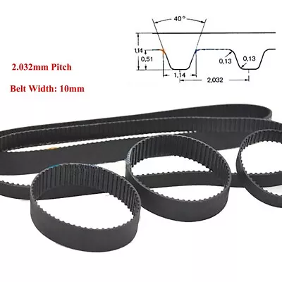 MXL Closed Loop Synchronous Timing Belt Pitch 2.032mm Width 10mm For Pulley CNC • $2.99