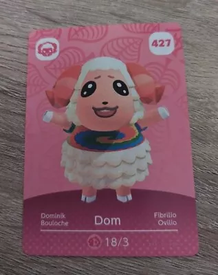 Animal Crossing Dom Sheep Genuine Amiibo Card • $4.99