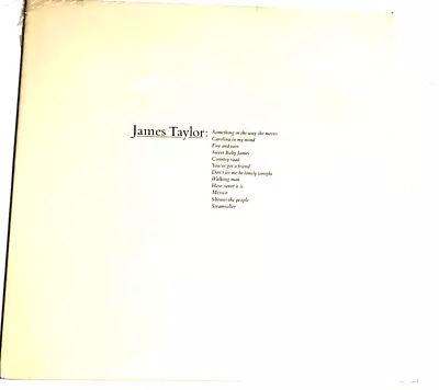James Taylor Greatest Hits Lp Gatefold  New Sealed Early Press Mint • $19.99